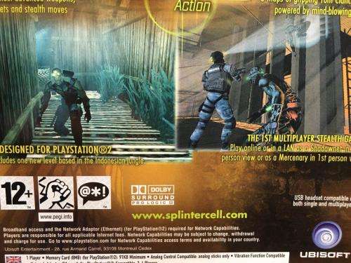 PS2 - Tom Clancy`s Splinter Cell Pandora Tomorrow