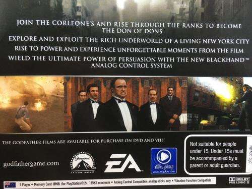 PS2 - The Godfather