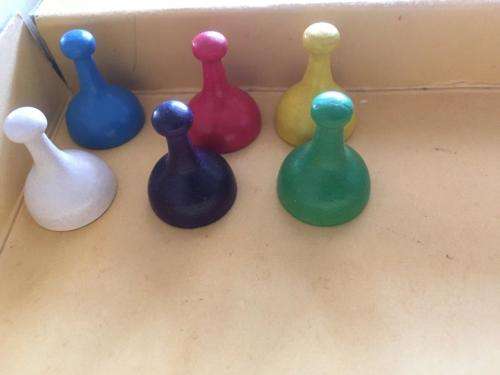 Vintage Cluedo - Circa 1950`s The Great Detective Game - Waddingtons - Wooden & Metal Pieces