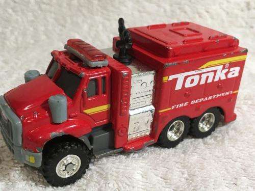 Tonka Fire Truck - Hasbro 2012 Rubber Wheels +-9cm LOng