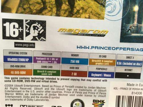 PC - Prince of Persia - Warrior Within