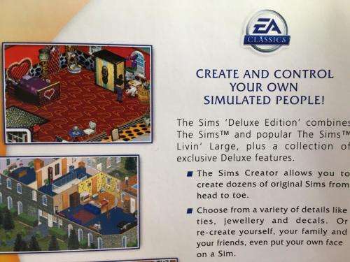 PC - The Sims Deluxe Edition  - Main Game +