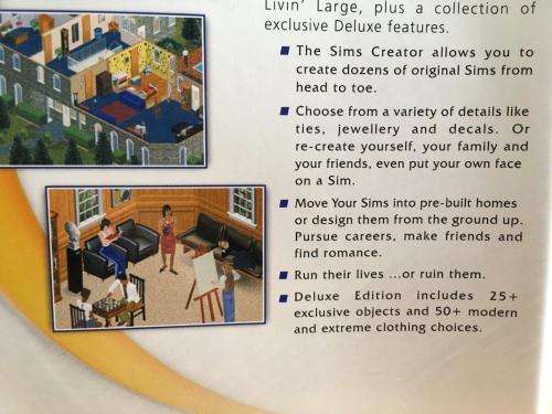 PC - The Sims Deluxe Edition  - Main Game +
