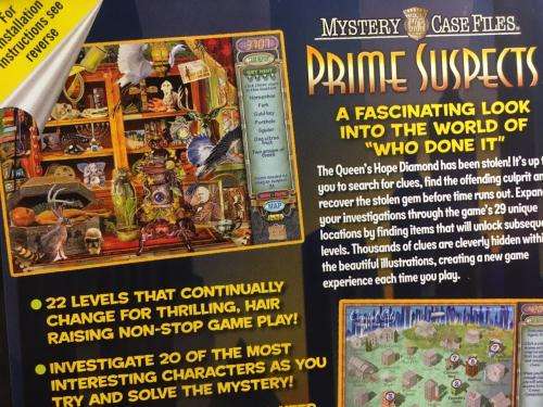PC - Mystery Case Files - Prime Suspects - Hidden Object Game