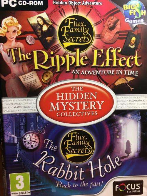 PC - The Hidden Mystery Collectives - Flux Family Secrets 1 & 2 Ripple Effect R - Hidden Object Game