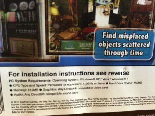 PC - The Hidden Mystery Collectives - Flux Family Secrets 1 & 2 Ripple Effect R - Hidden Object Game