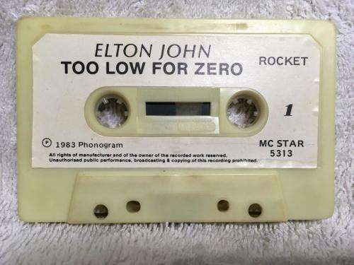 Cassette - Elton John - Too Low for Zero (Cassette & Case No Inlay)