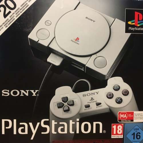 Playstation 1 Classic Boxed 20 Games (New Never Used) 2 Controllers HDMI Cable
