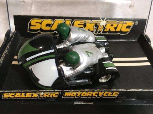 Scalextric - C.282 Green Motorcyle Combination Circa 1980 - 1982  (Boxed)