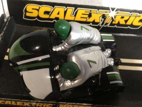 Scalextric - C.282 Green Motorcyle Combination Circa 1980 - 1982  (Boxed)