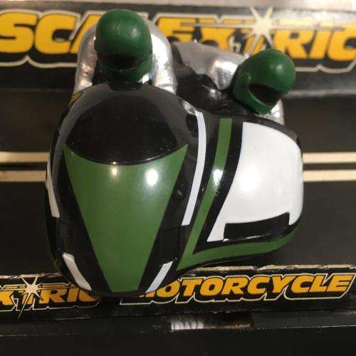 Scalextric - C.282 Green Motorcyle Combination Circa 1980 - 1982  (Boxed)