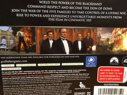 Xbox 360 - The Godfather
