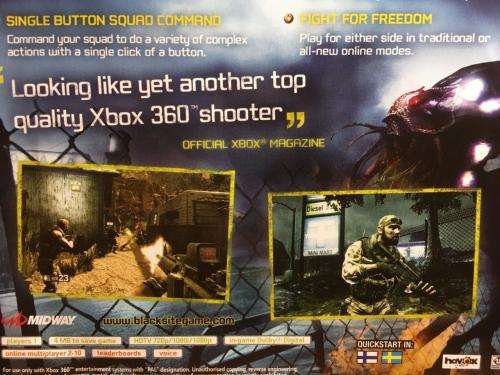 Xbox 360 - Blacksite