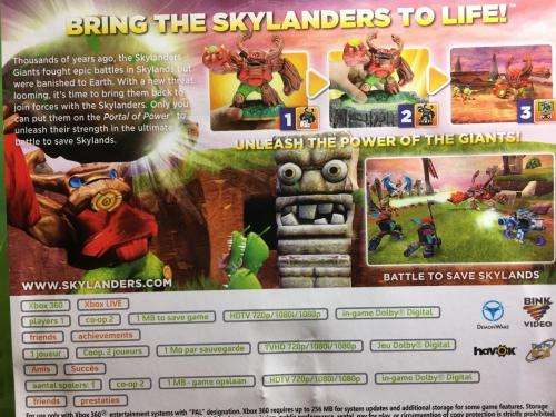 Xbox 360 - Skylanders Giants