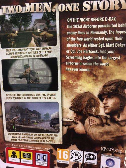 PSP - Brothers in Arms D-Day -  PSP Essentials
