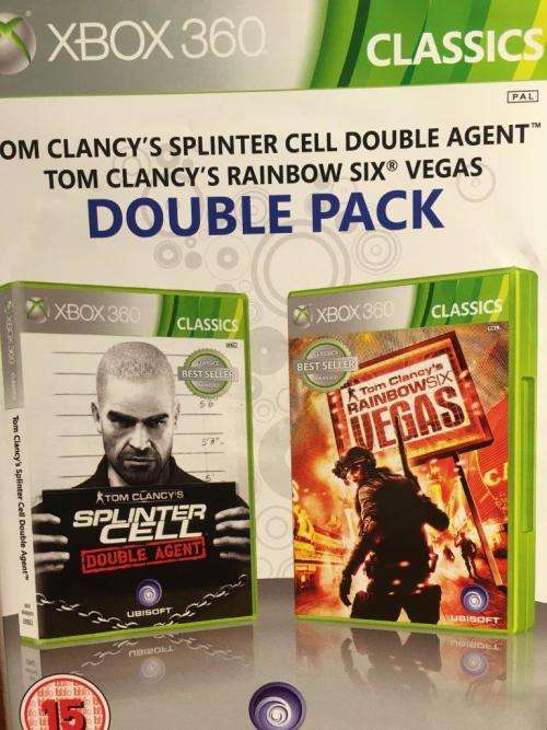 Xbox 360 - Tom Clancy's Splinter Cell Double Agent / Rainbow Six Vegas Double Pack