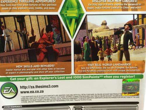 PC - The Sims 3 - World Adventures Expansion Pack