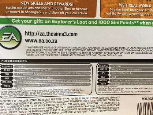 PC - The Sims 3 - World Adventures Expansion Pack