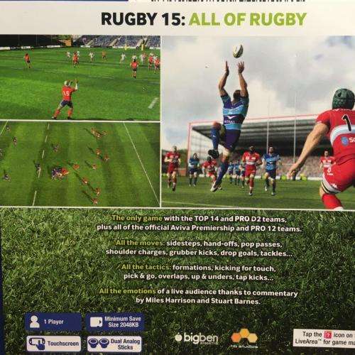 PSVITA - Rugby 15