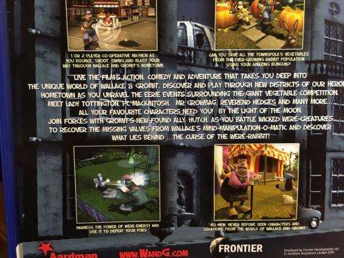 PS2 - Wallace and Gromit - The Curse Of The Were-Rabit