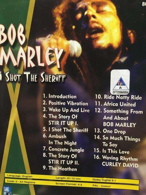 DVD - Bob Marley - I Shot the Sheriff