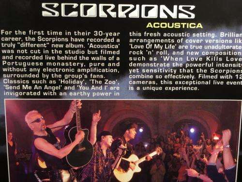 DVD - Scorpions - Acoustica