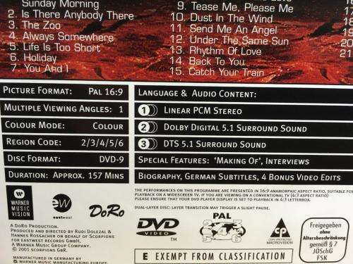 DVD - Scorpions - Acoustica
