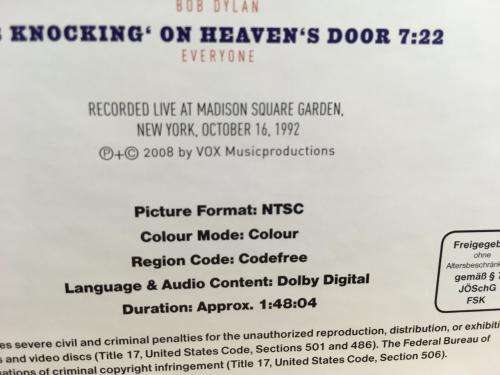 DVD - Bob Dylan - 30Th Anniversary Concert Celebration