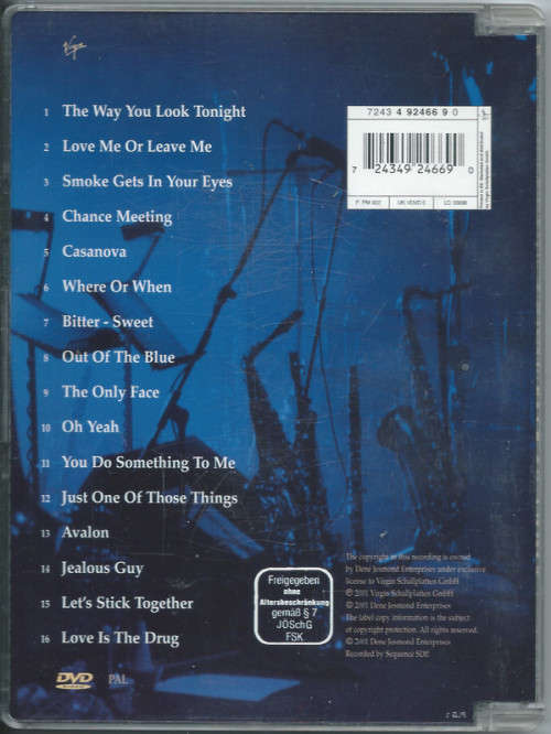 DVD - Bryan Ferry In Concert Live In Paris At Le Grand Rex March 2000