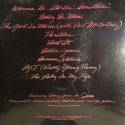 LP - Michael Jackson - Thriller