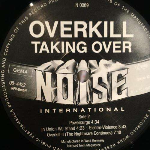 LP - Overkill - Taking Over (N 0069 )