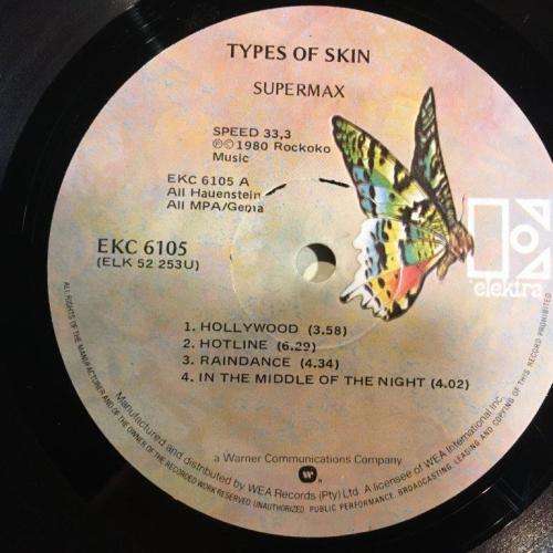 LP - Supermax - Types of Skin (EKC 6105)