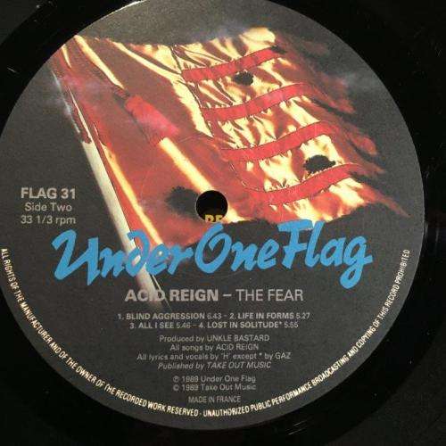 LP - Acid Reign - The Fear (FLAG 31)
