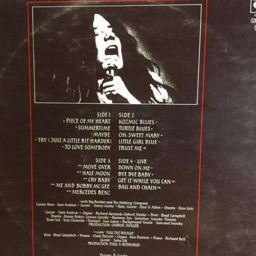 LP - Janis Joplin - Anthology (CBS22101)