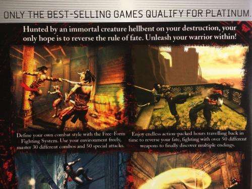 PS2 - Prince of Persia Warrior Within - Platinum
