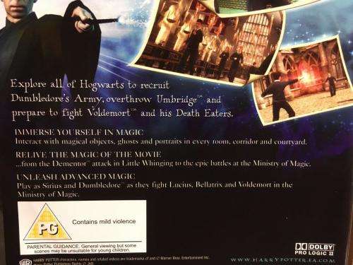 PS2 - Harry Potter and the Order of The Phoenix - Platinum