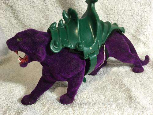 Panthor Flocked Battle Cat Masters Of The Universe +-27cm Long