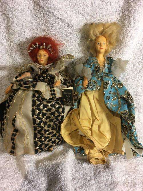 Vintage Peggy Nesbit Queen Elizabeth I P/600 + other Peggy Nesbit doll
