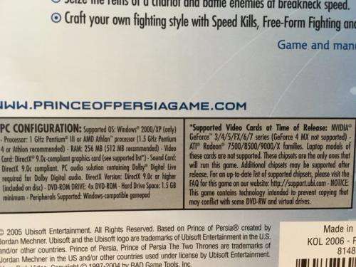 PC - Prince of Persia The Two Thrones