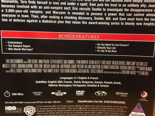 DVD - True Blood - The Complete Second Season