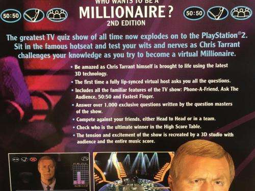 PS2 - Who Wants To Be A Millionaire? 2nd Edition