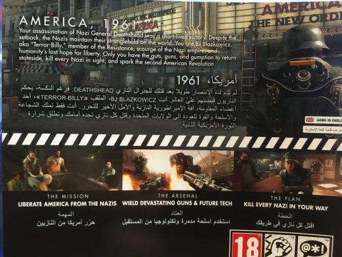 PS4 - Wolfenstein II The New Colossus