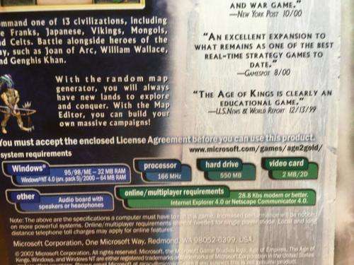 PC - Age of Empires II Gold Edition