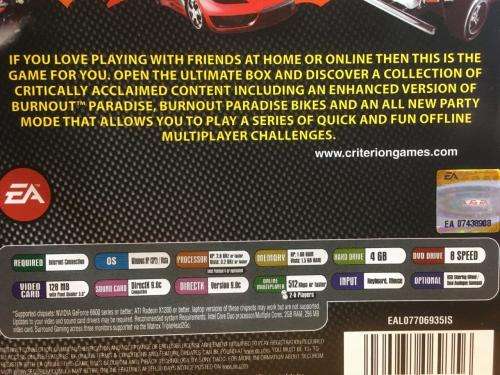 PC - Burnout Paradise The Ultimate Box