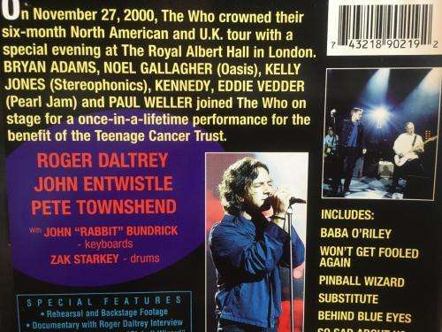 DVD - The Who & Special Guests Live At The Royal Albert Hall (2dvd)