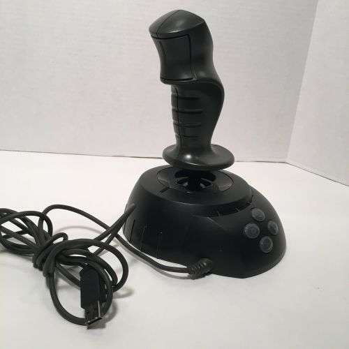 Microsoft Sidewinder PC USB Computer Joystick X08-59073 Flight SIM Controller