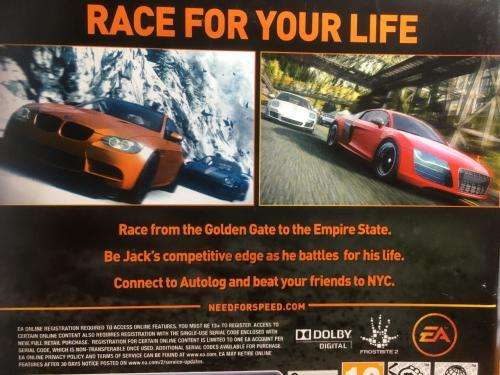 PS3 - Need For Speed The Run