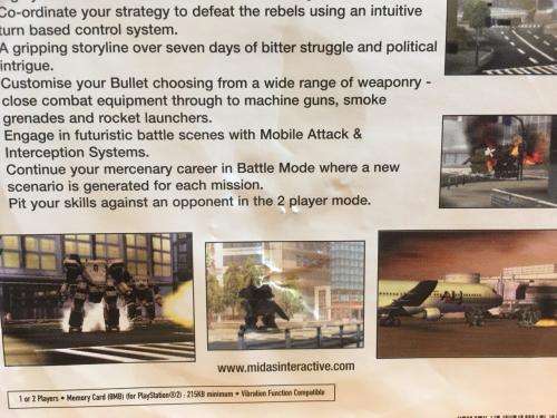 PS2 - Robot Warlords
