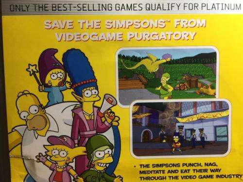 PS2 - The Simpsons Game - Platinum