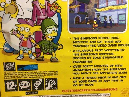 PS2 - The Simpsons Game - Platinum